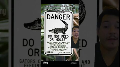 Do not (redacted) the alligators