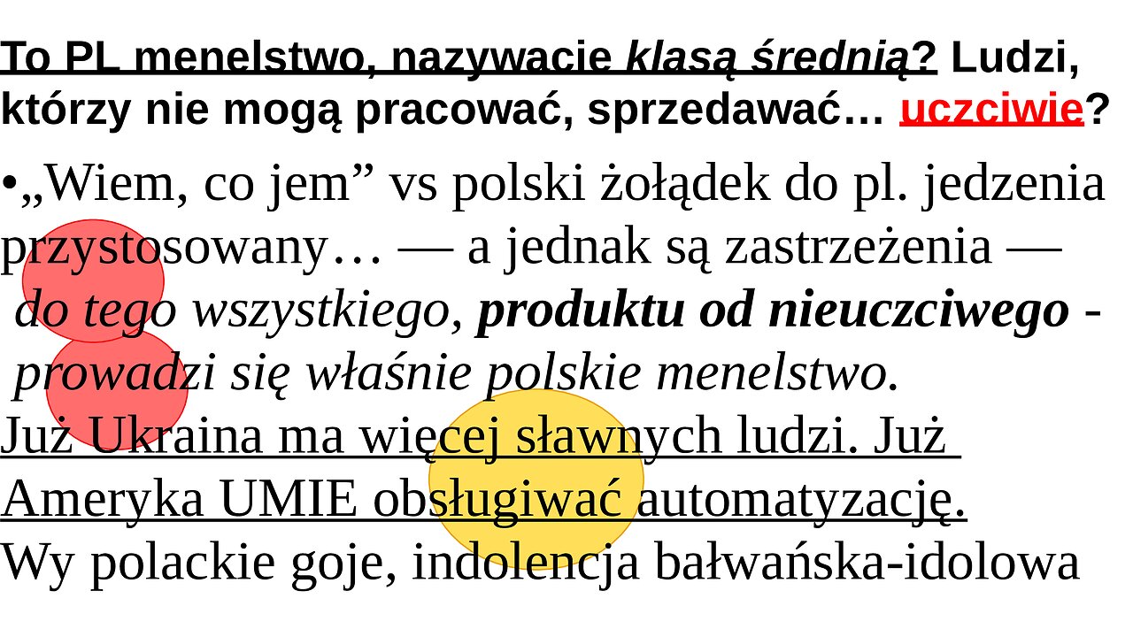 Likwidacja klasy średniej? Salony i pijalnie, kina i biblioteka, OSŁABIAJĄ prymitywne społeczeństwA!