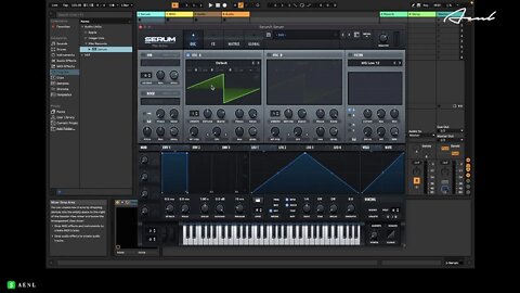 Making A KAYTRANADA TYPE BEAT In ABLETON Using SERUM for the FIRST TIME