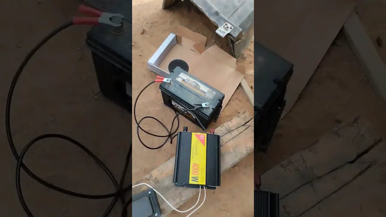 Using battery to weld... #fun #weld #battery