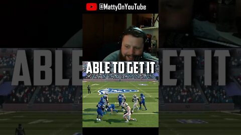 We Got A Facemask #shorts #madden23 #madden23gameplay #collegefootballrevamped