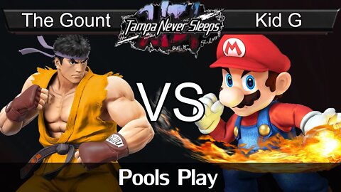 The Gount (Ryu) vs. Kid G (Mario) - Pools Play - TNS 6