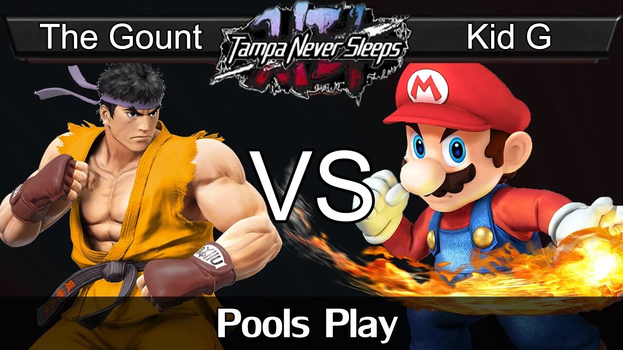 The Gount (Ryu) vs. Kid G (Mario) - Pools Play - TNS 6