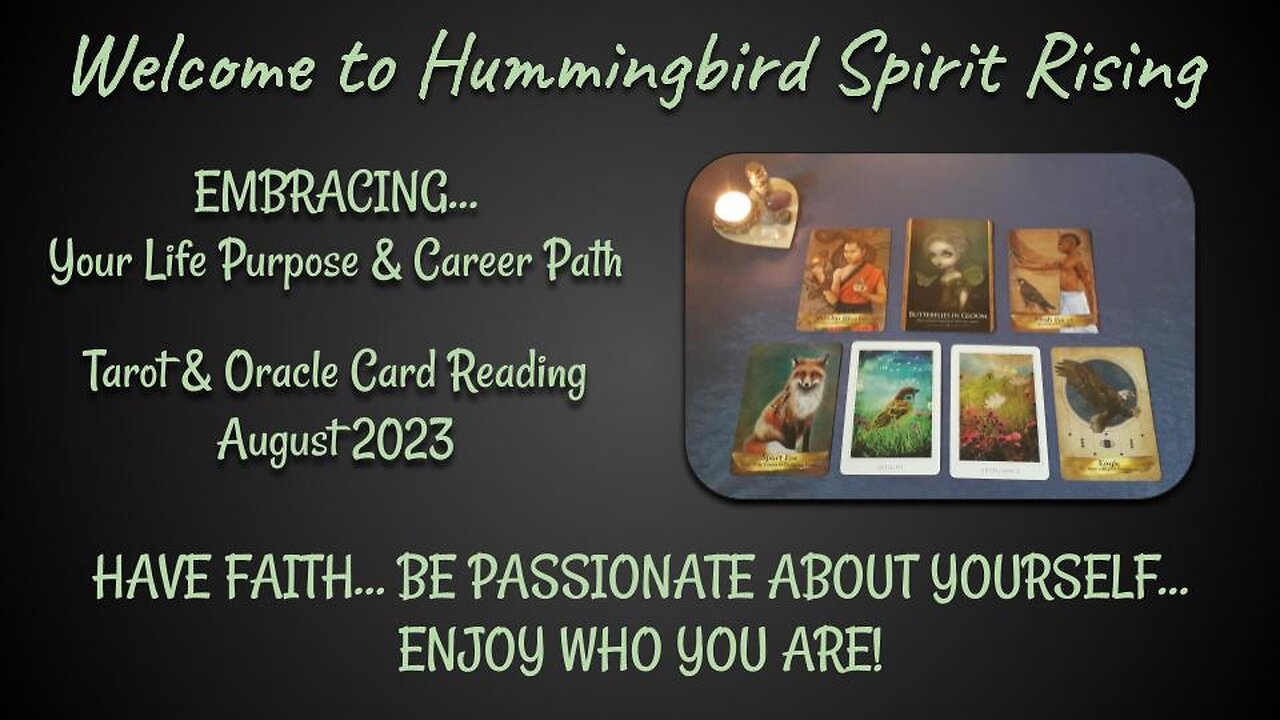 EMBRACING... Your Life Purpose & Career Path - Collective Tarot & Oracle Card Reading