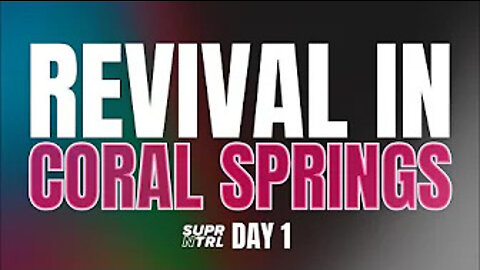 Revival in Coral Springs Day One | The power of complete surrender!