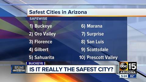 LIST: Safest cities in Arizona!