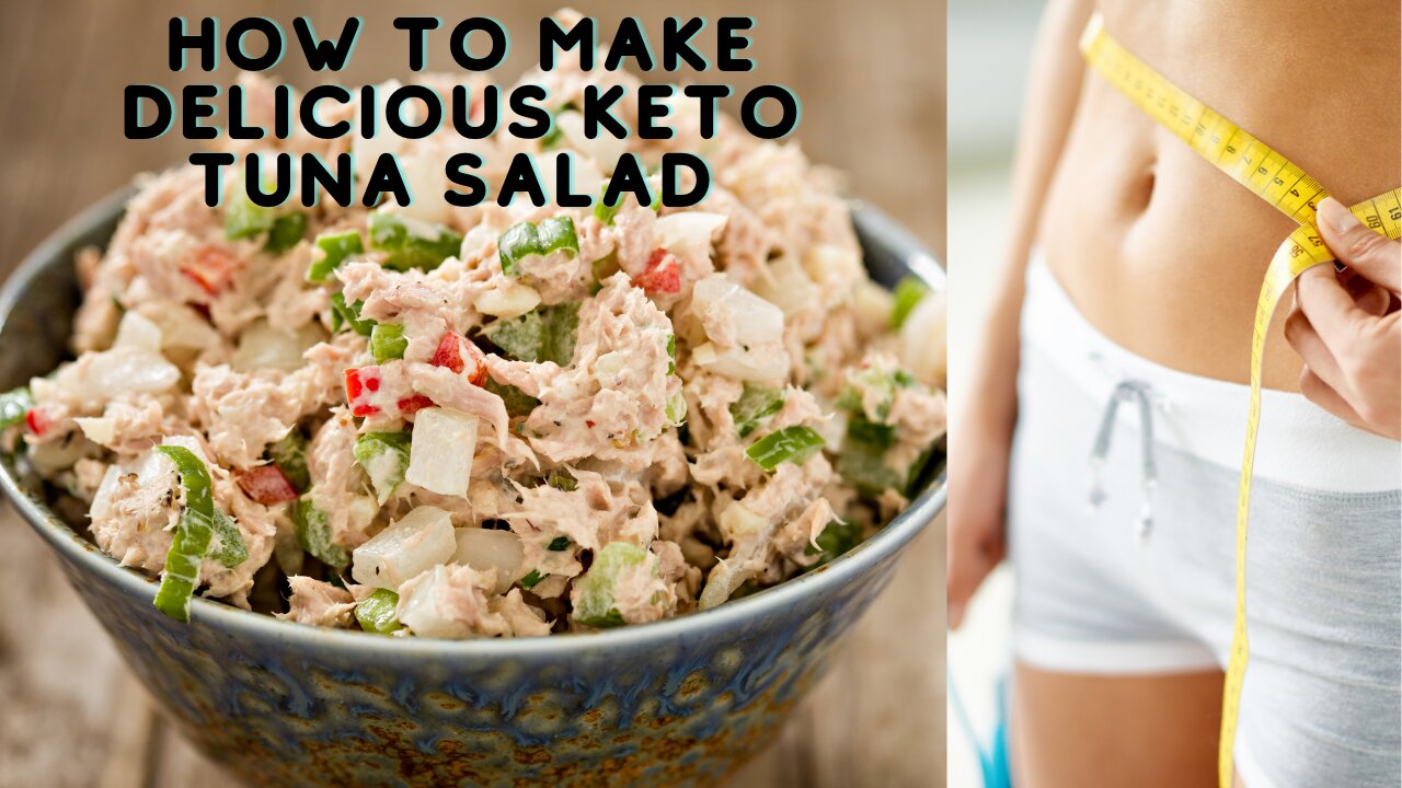 Keto Curry Spiked Tuna and Avocado Salad Recipe to Lose Weight Fast🥗😋 #shorts #ketoweightloss #keto