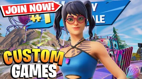 🔴 Fortnite Live Custom Games | Fashion Show - Hide & Seek - Simon Says - Scrims & More!