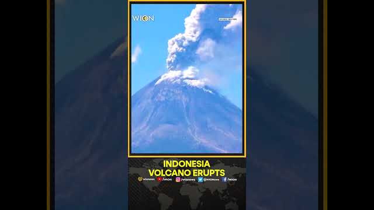 Indonesia Volcano Continues Spewing Ash And Lava, Forces Evacuations | WION Shorts