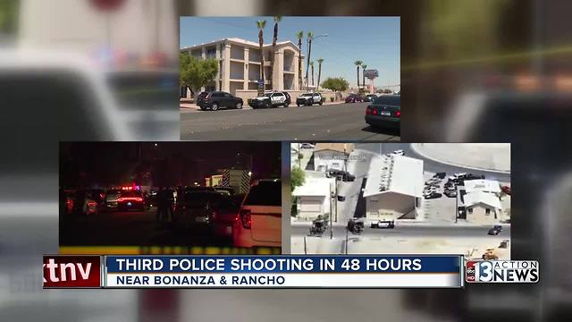 Las Vegas police have 3 officer-involved shooting investigations in 48 hours