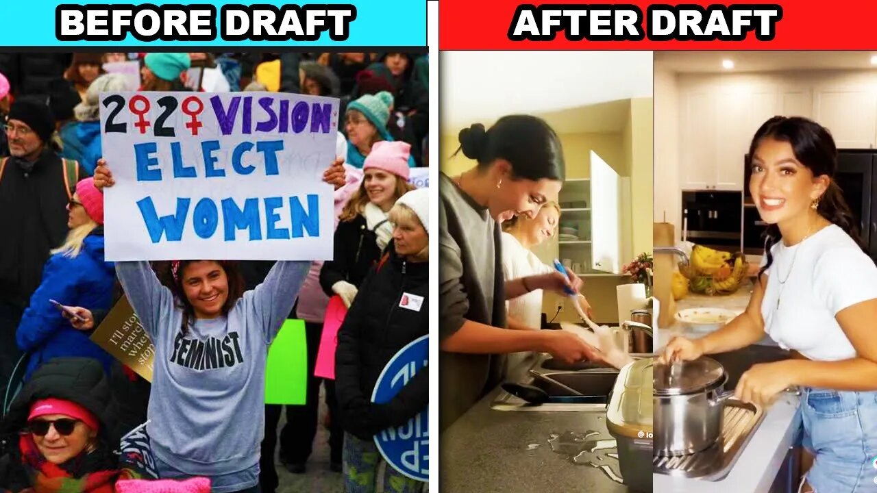 Women Regret Equality after Being included In The Draft