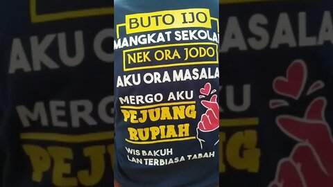 Buto ijo mangkat sekolah..ayo semangat pejuang rupiah