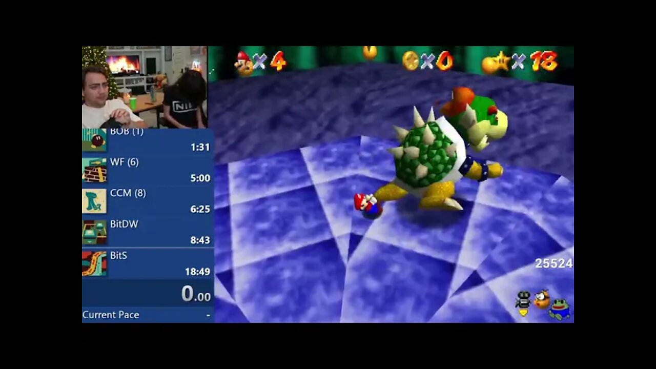 Emiru Does A Blind Bowser Throw