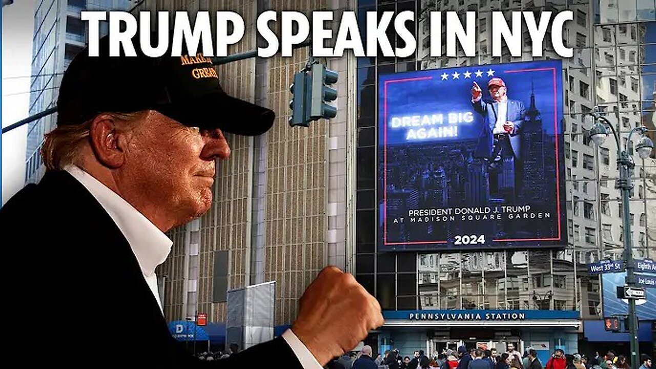 Live: Trump Speaks at Madison Square Garden, New York - 2024 Election Updates and Key Highlights!