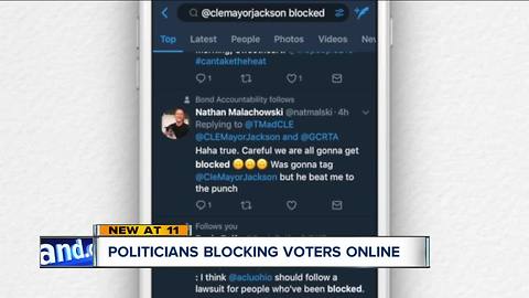 Cleveland politicians accused of silencing social media dissent