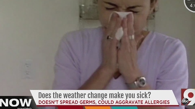 Does change in the weather make you sick?