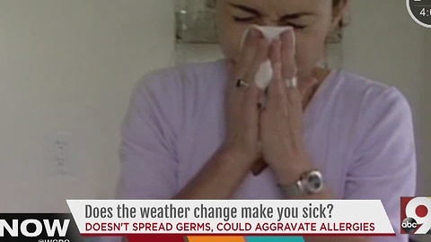 Does change in the weather make you sick?