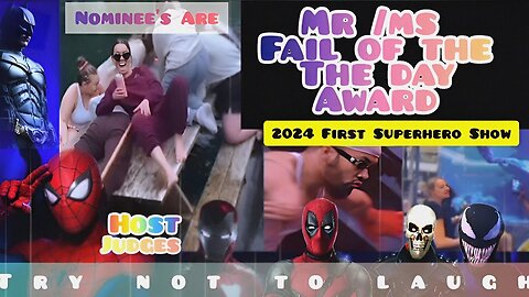 First Superhero Show 2024 __ Fail Of The Day Trophy _ Try Not to laugh - Heroic 777 Show