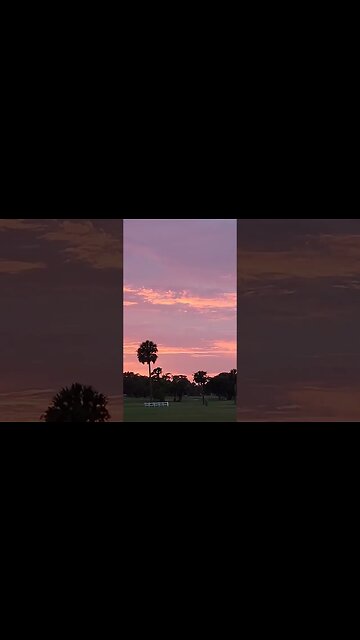 Nice sunset sky at Daytona Beach Golf Club in Daytona Beach Florida May 25 2023 #railfanrob #sunset