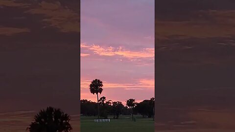 Nice sunset sky at Daytona Beach Golf Club in Daytona Beach Florida May 25 2023 #railfanrob #sunset