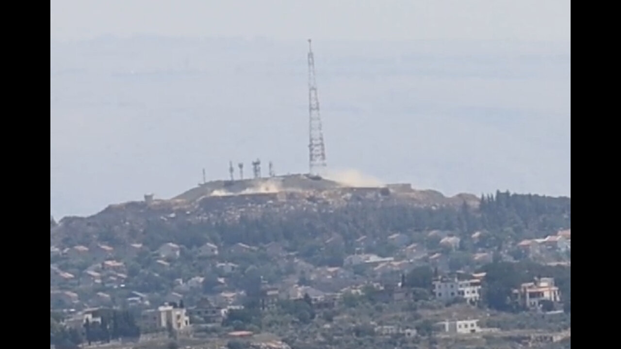 Lebanese resistance bombards Israel's Metula military base