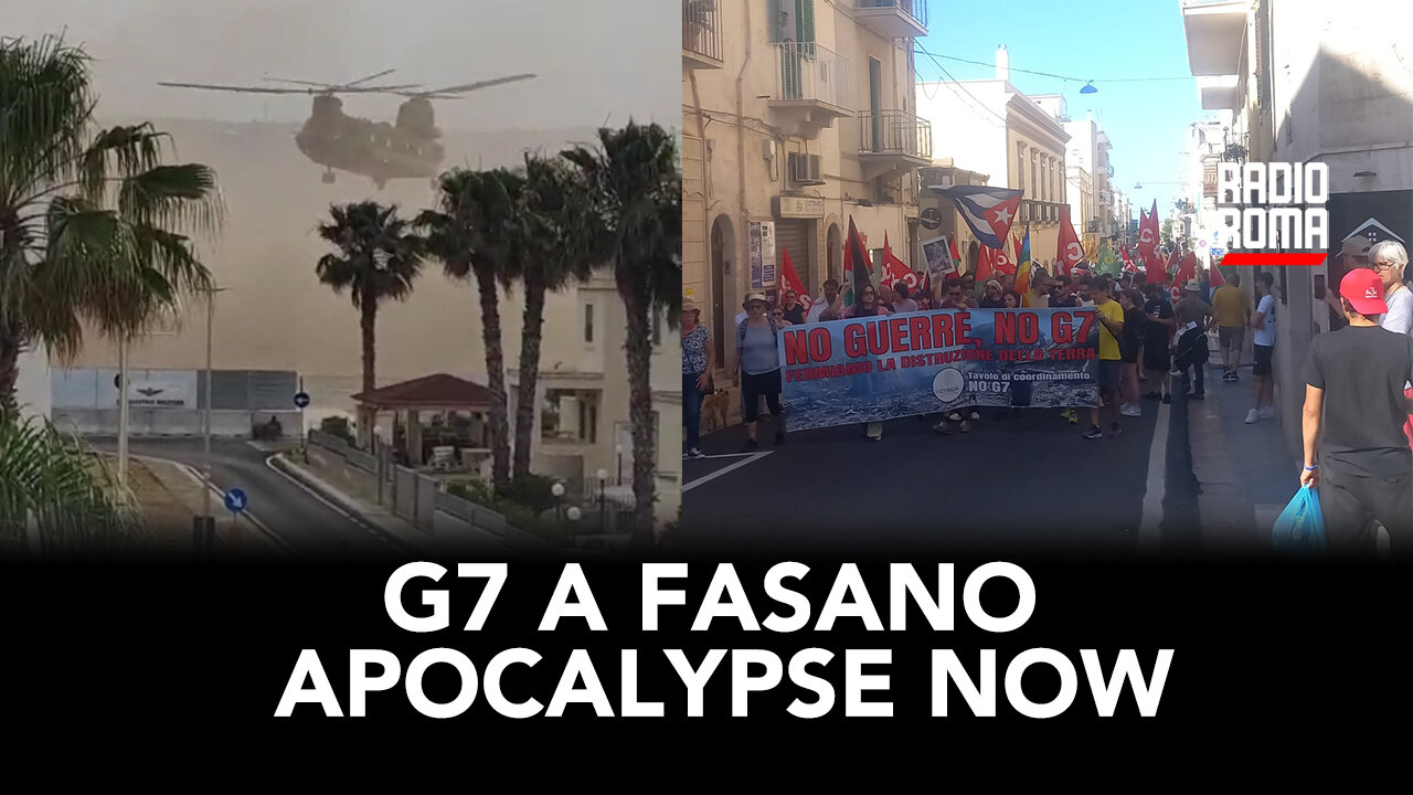 G7 A FASANO: APOCALYPSE NOW (Con Francesco Savino)