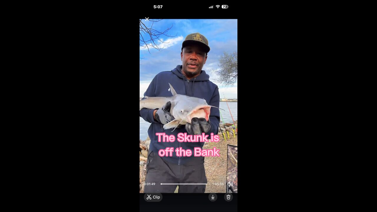 Getting the skunk off the bank