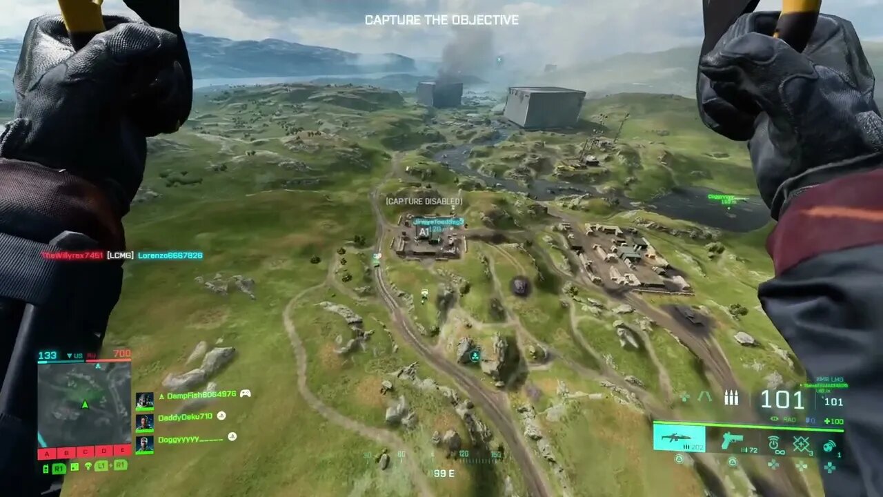 Paratrooping in Battlefield 2042