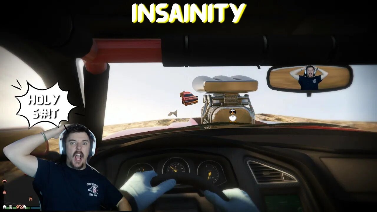 Jumping Mount Chiliad In a Gauntlet Hell Fire | First Person View