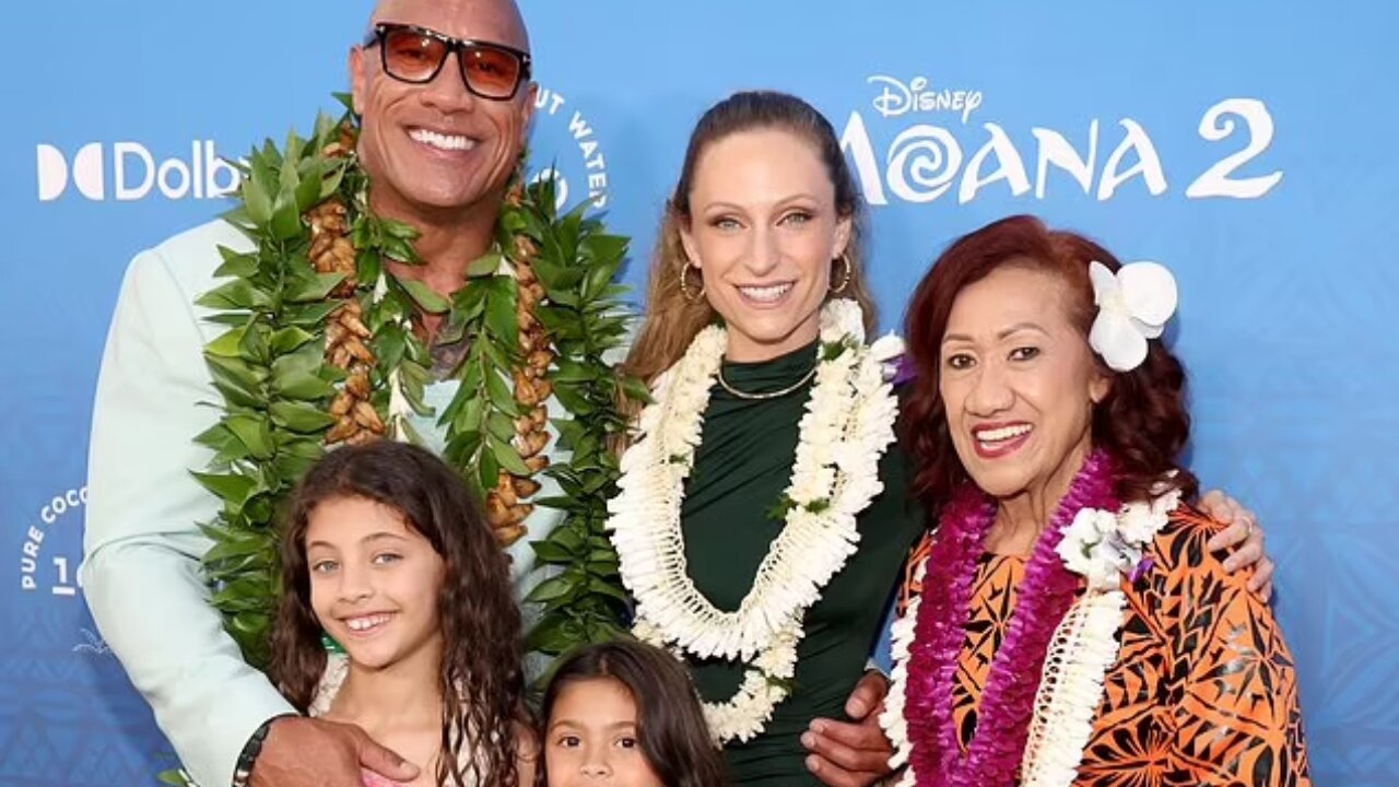 Moana 2 Premiere: The Rock’s Family Moment