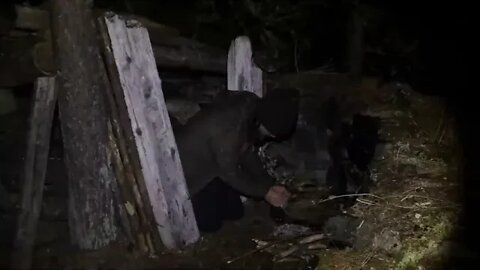 2 == 🌧️Camping in RELAXING RAIN My Cozy Bushcraft Shelter on an Island Rain Sounds ASMR