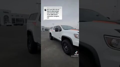 2021 Chevy Colorado ZR2 with fake AEV package?