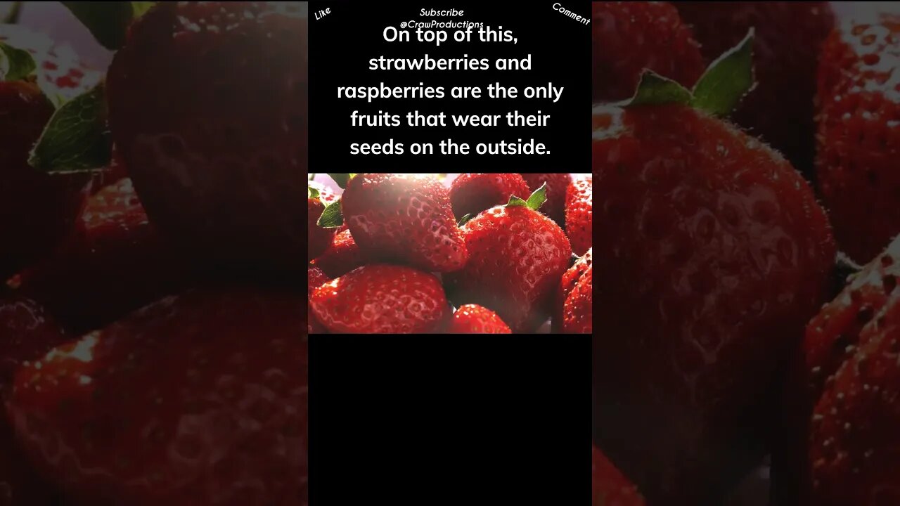 How many seeds does a strawberry have #fruitsandvegetables #shorts