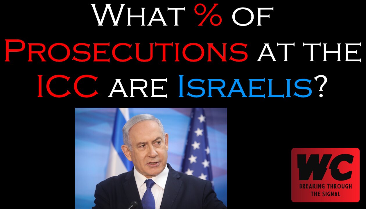 What % of Prosecutions at the ICC are Israelis?