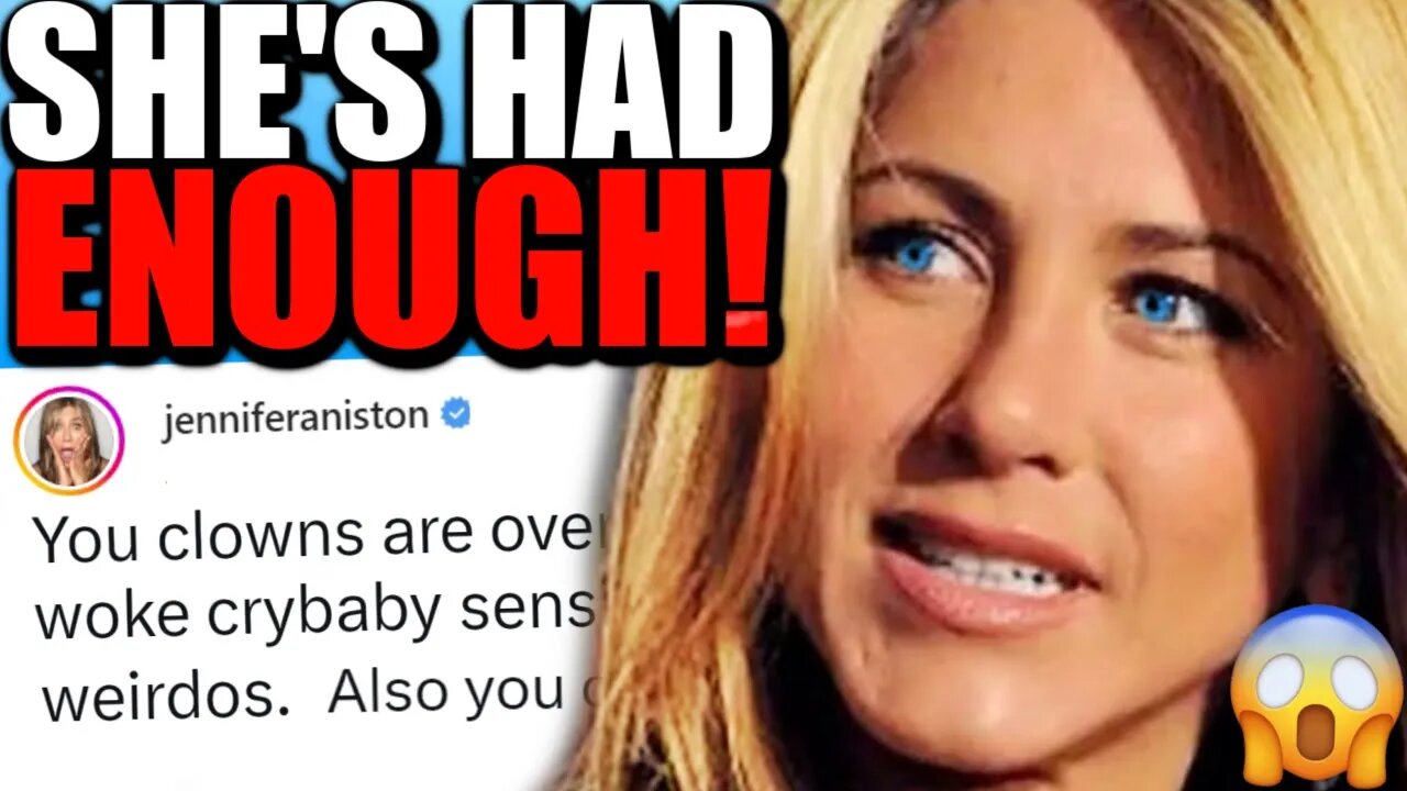 Jennifer Aniston DESTROYS Woke Insanity in EPIC RANT - Hollywood Goes CRAZY!