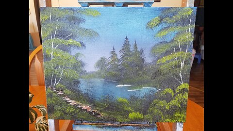 Summer Serenity Oil Painting