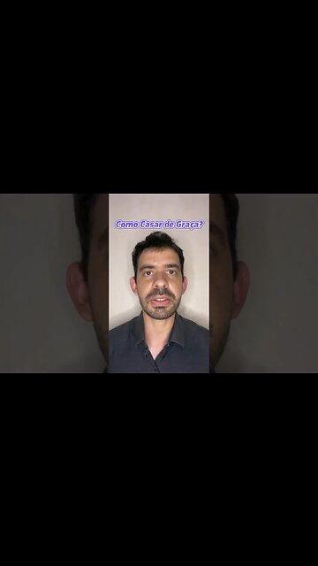 Sabe como casar de graça?