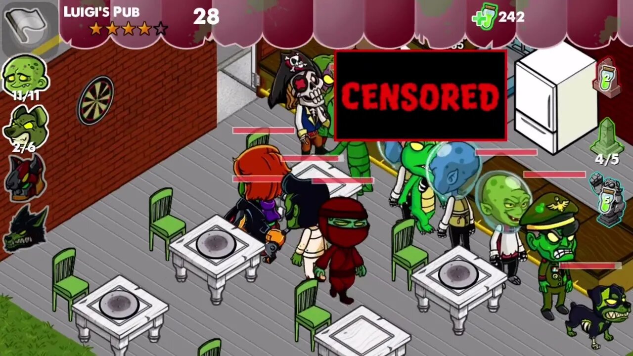 Zombie cafe raid iPhone 6/12/23