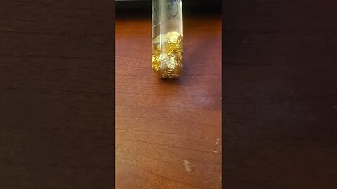 That's GOLD in that there vial.