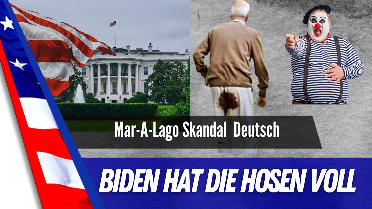 FBI Skandal in Mar-A-Lago: Joe Biden hat die Hosen voll.