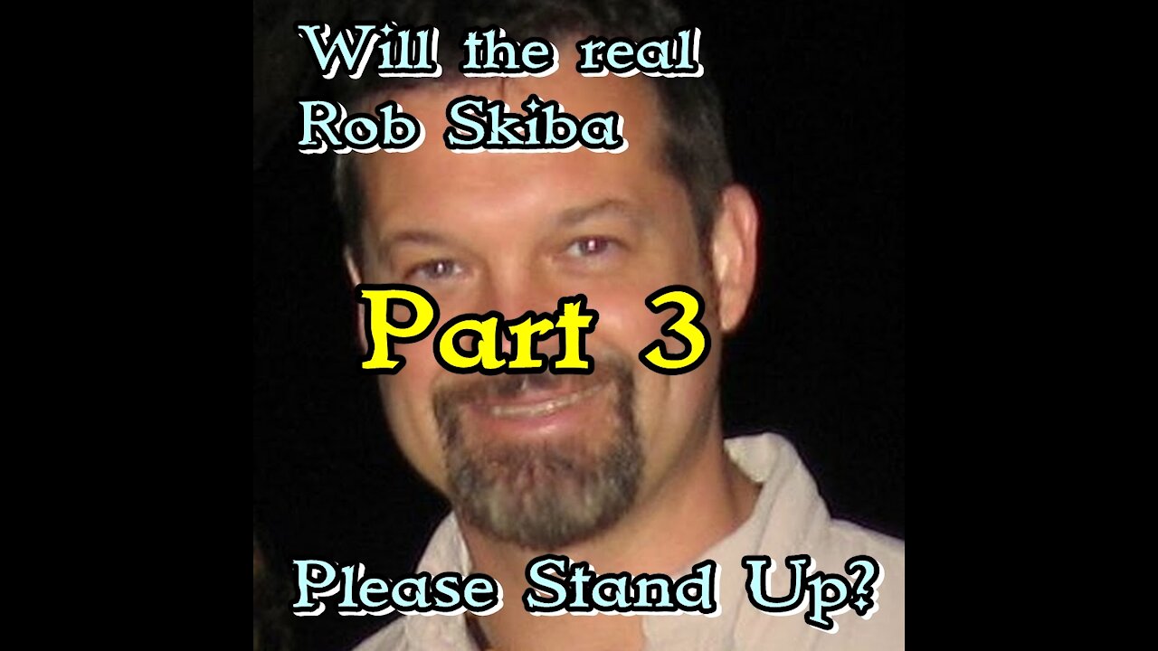 Will The Real Rob Skiba Please Stand Up - Part III a (The Mark of the Beast & The rapture)