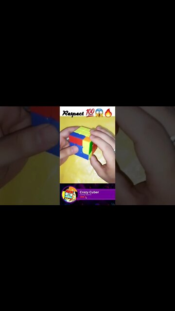 Crazy Move in 0.1 Sec 😱🔥💯 #shorts #cube #respect #viral #trending #youtubeshorts #viralshorts