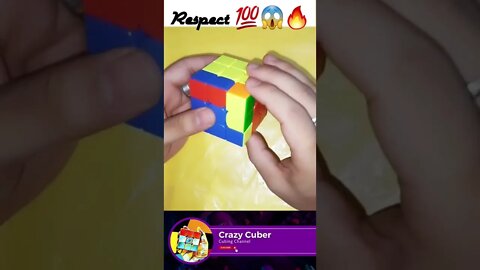 Crazy Move in 0.1 Sec 😱🔥💯 #shorts #cube #respect #viral #trending #youtubeshorts #viralshorts