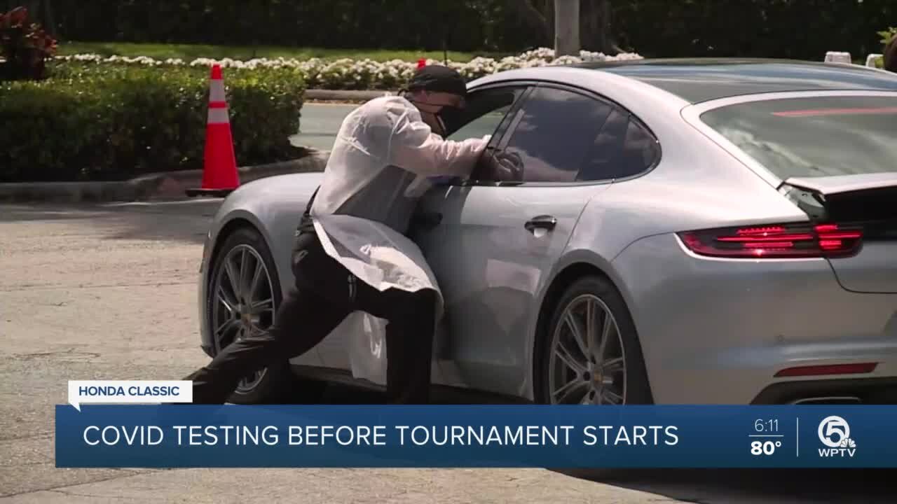 Players, staff undergo COVID-19 testing at Honda Classic