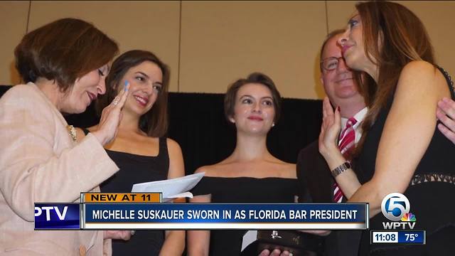 Michelle Suskauer sworn in as Florida Bar president