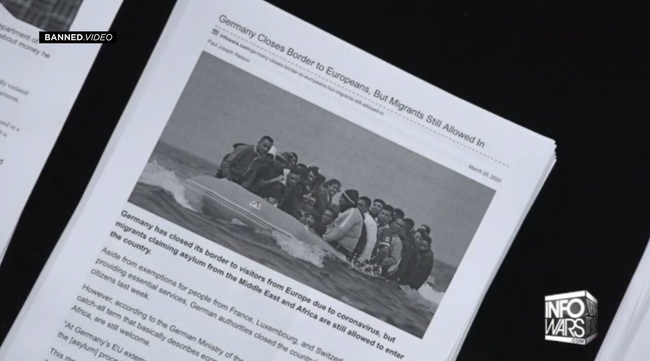 Alex Jones Predicted Migrant Waves Due to Covid Lockdown/Economic Crash