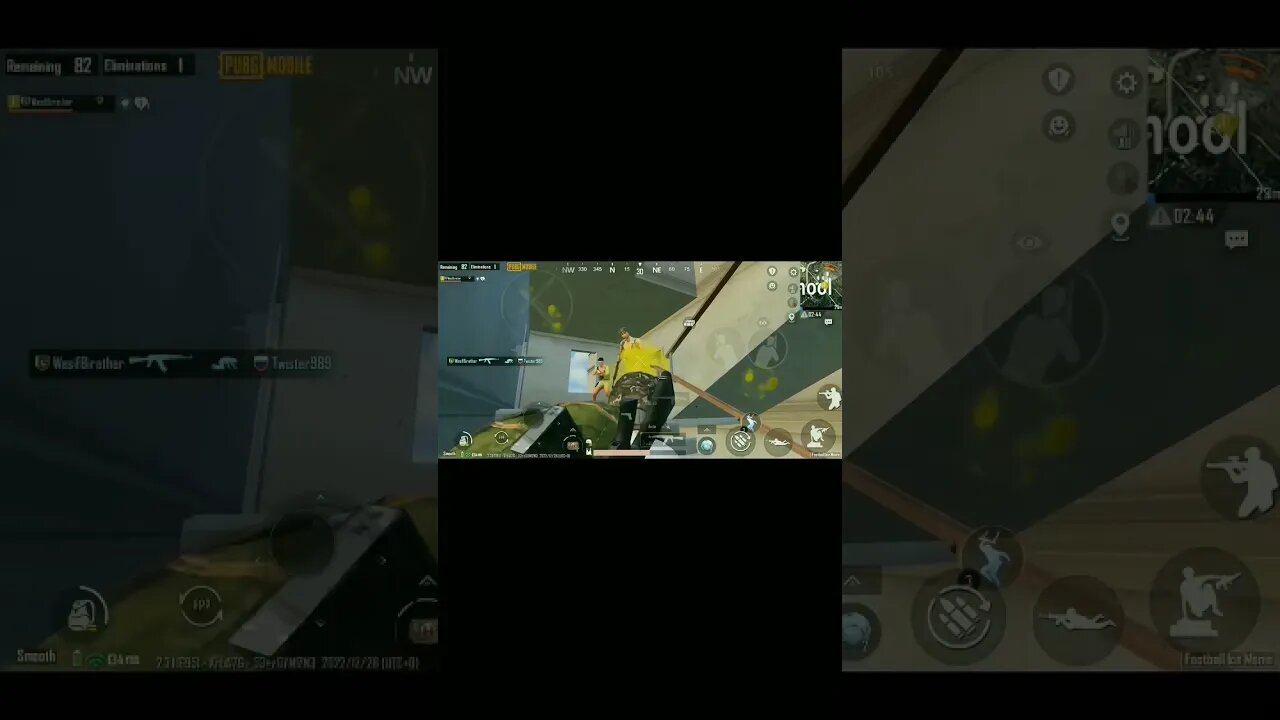 1 vs 4 clutch in pubg mobile #pubgmobile #gaming #trending #shorts