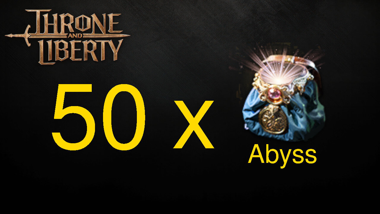 Throne and Liberty - Opening 50 Abyss Pouches