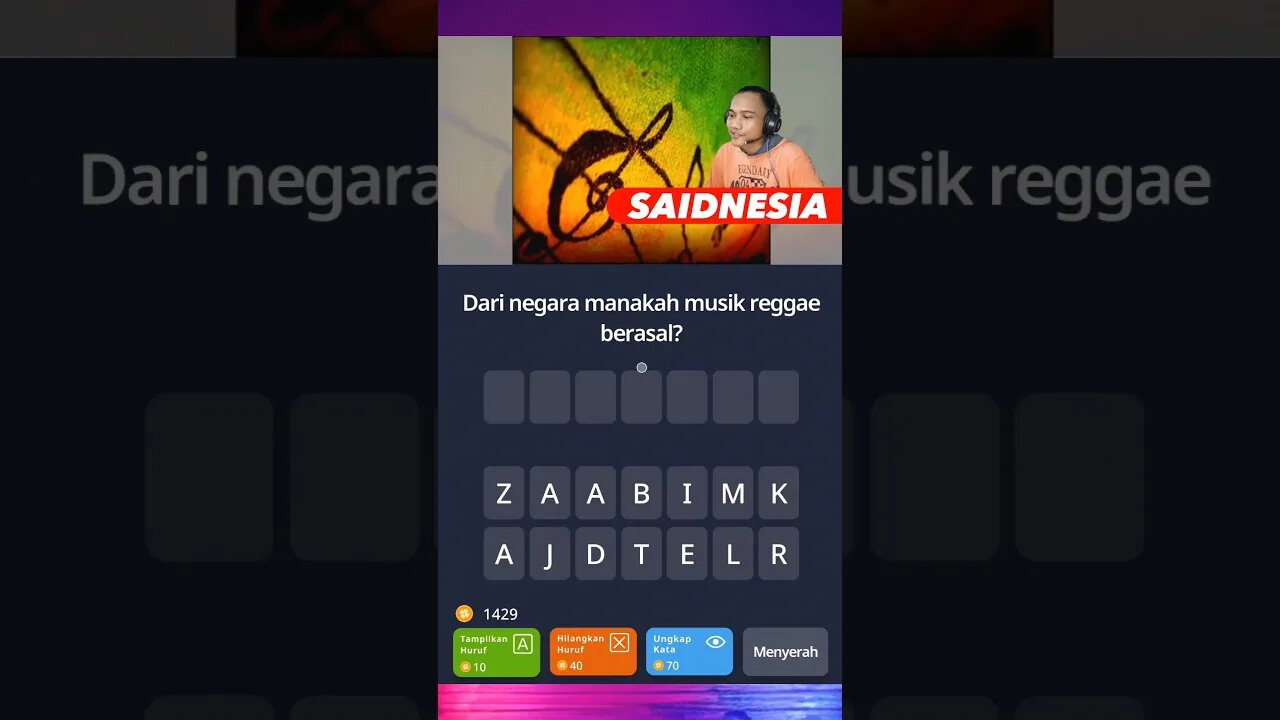 Musik reggae berasal dari ? | Quizzland level 9 #part6