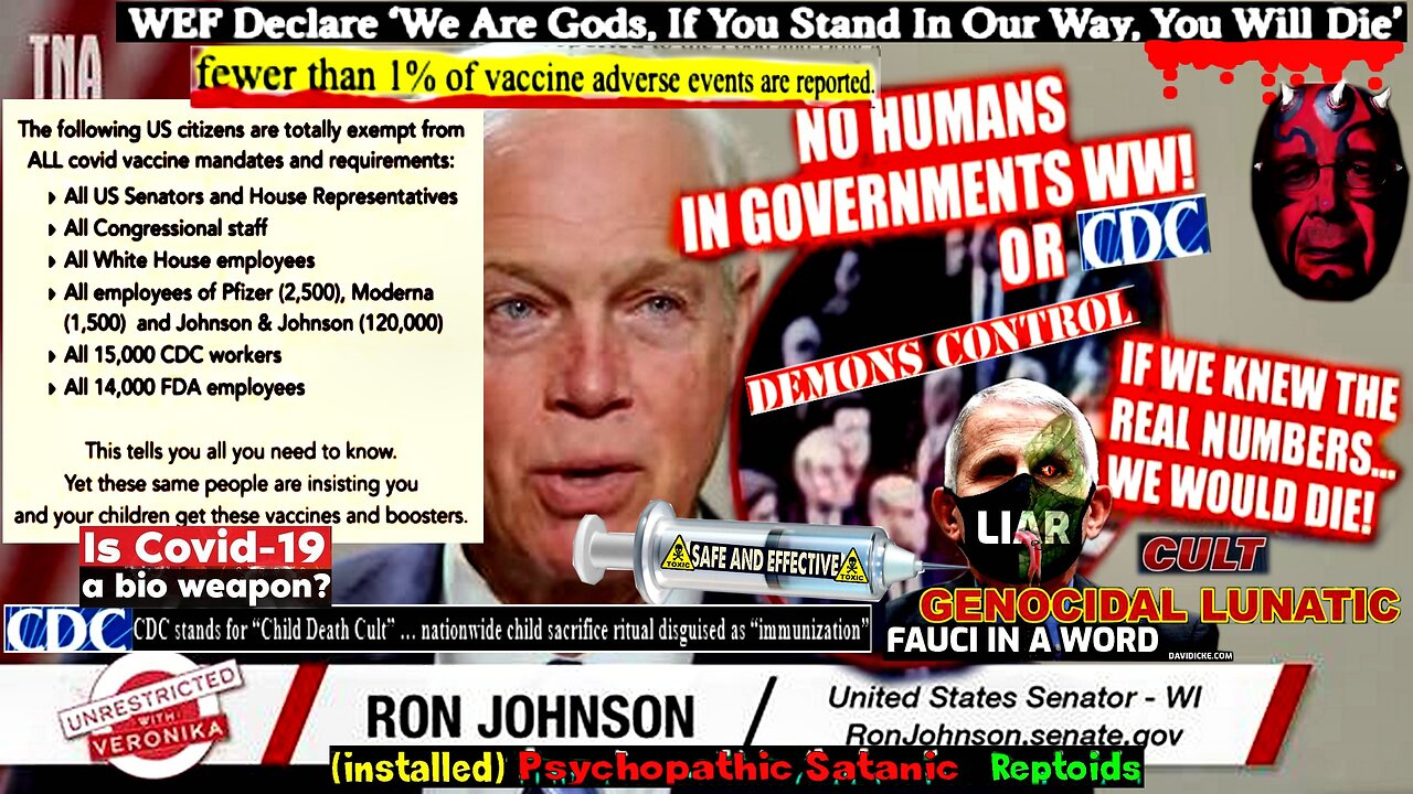 Senator Ron Johnson Interview - Part 1: Mishandling Pandemic to What Ends? | TNA